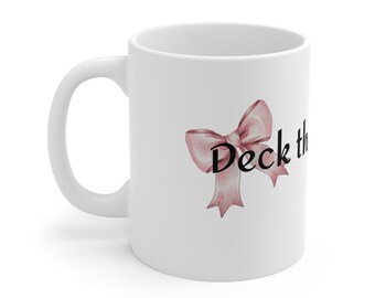 Deck the Halls Weihnachten 11oz Keramikbecher