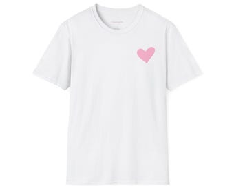 Kokette Herz T-Shirt Zweiseitig