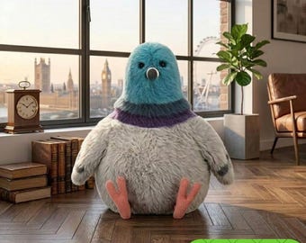 Peluche Jellycat Strutton Pigeon – Morbido e divertente uccello di peluche da collezione