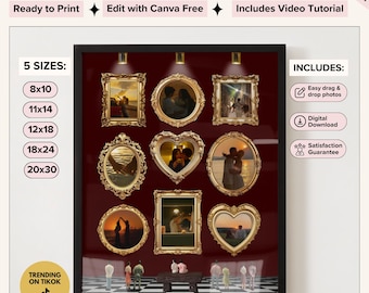 Custom Museum of Us-sjabloon | Bewerkbare muurkunst | Cadeau voor hem | Cadeau-cadeau voor stellen | Aangepaste cadeaus voor jubileum | Koppelbegaafd