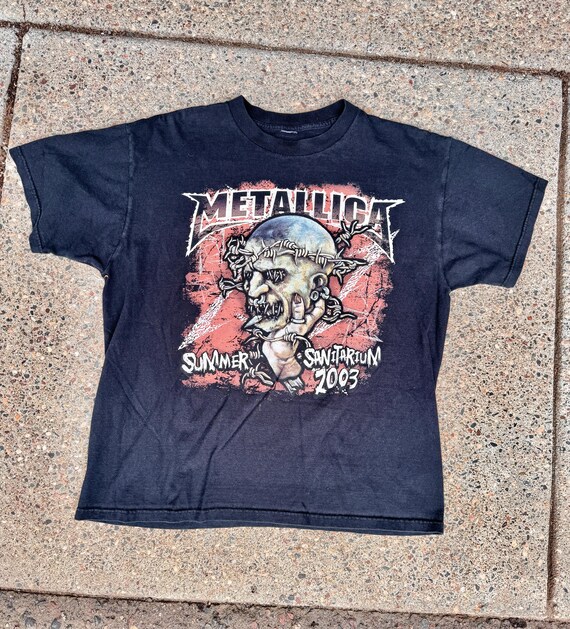 Vintage Metallica T-shirt • Summer Sanitarium Tour W