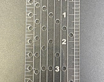 Corset Lacing Hole Guide