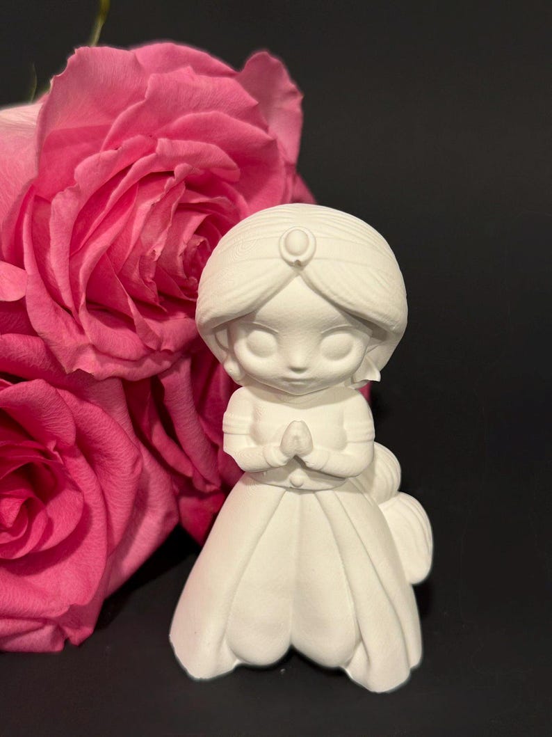 Princess Figurine Painting Kit: Ceramic Resin DIY Craft Set - Etsy