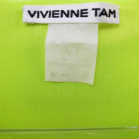 VIVIENNE TAM 90s Neon Green Mesh Layered Tank GUC… - image 2