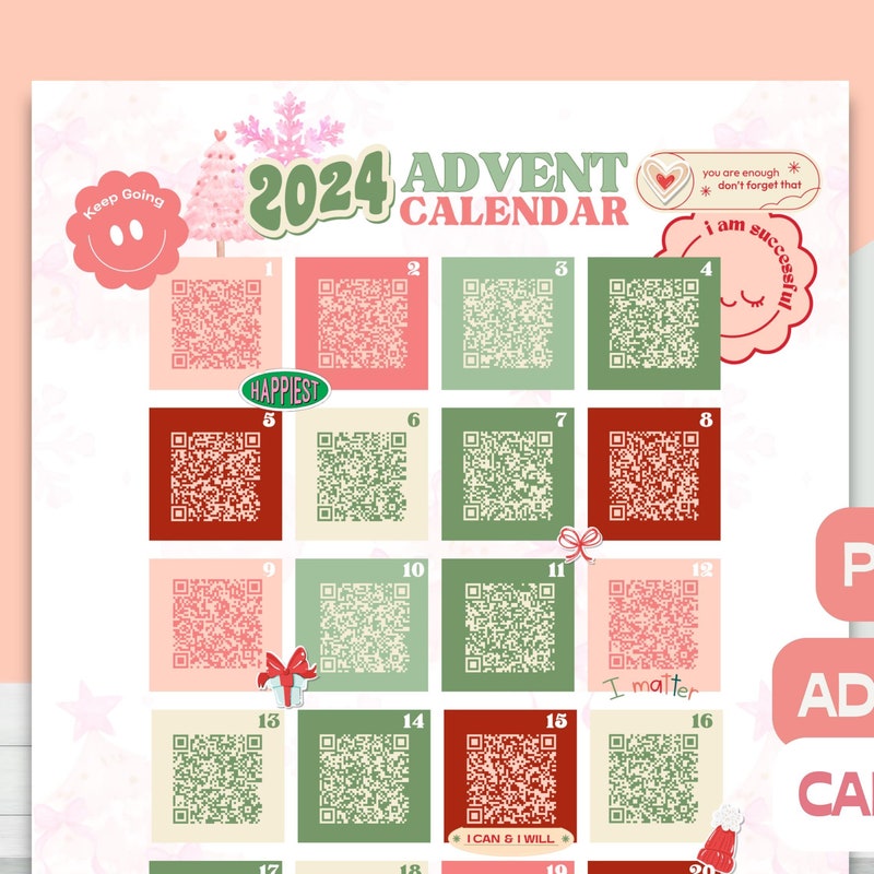 Advent Calendar Etsy