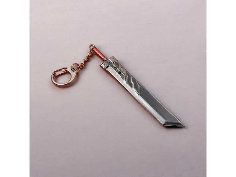 Fantasy Remake Sword Keychain, Iconic Buster Weapon Keyring, Sword Gift ...
