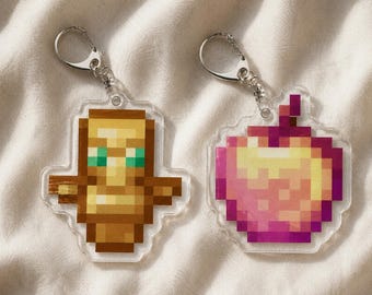 Xenoblade Inspired Sword Keychain, Metal Fantasy Weapon Key Ring, Gift for Fans