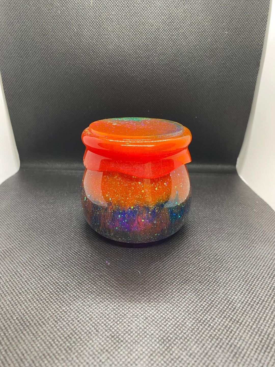 Rainbow Resin Jar - Etsy