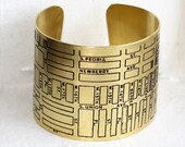 Chicago Map Cuff - Pilsen and Univ. Village