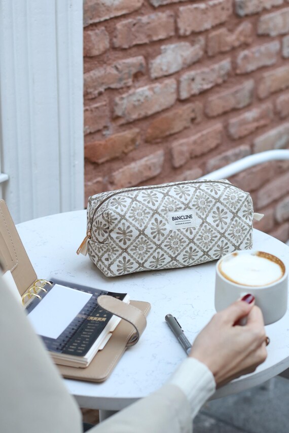 Borsa Trucco Donna Da Viaggio - Organizer Cosmetici, Beauty Case, Pochette, 25x15x9 Cm - Foto 12