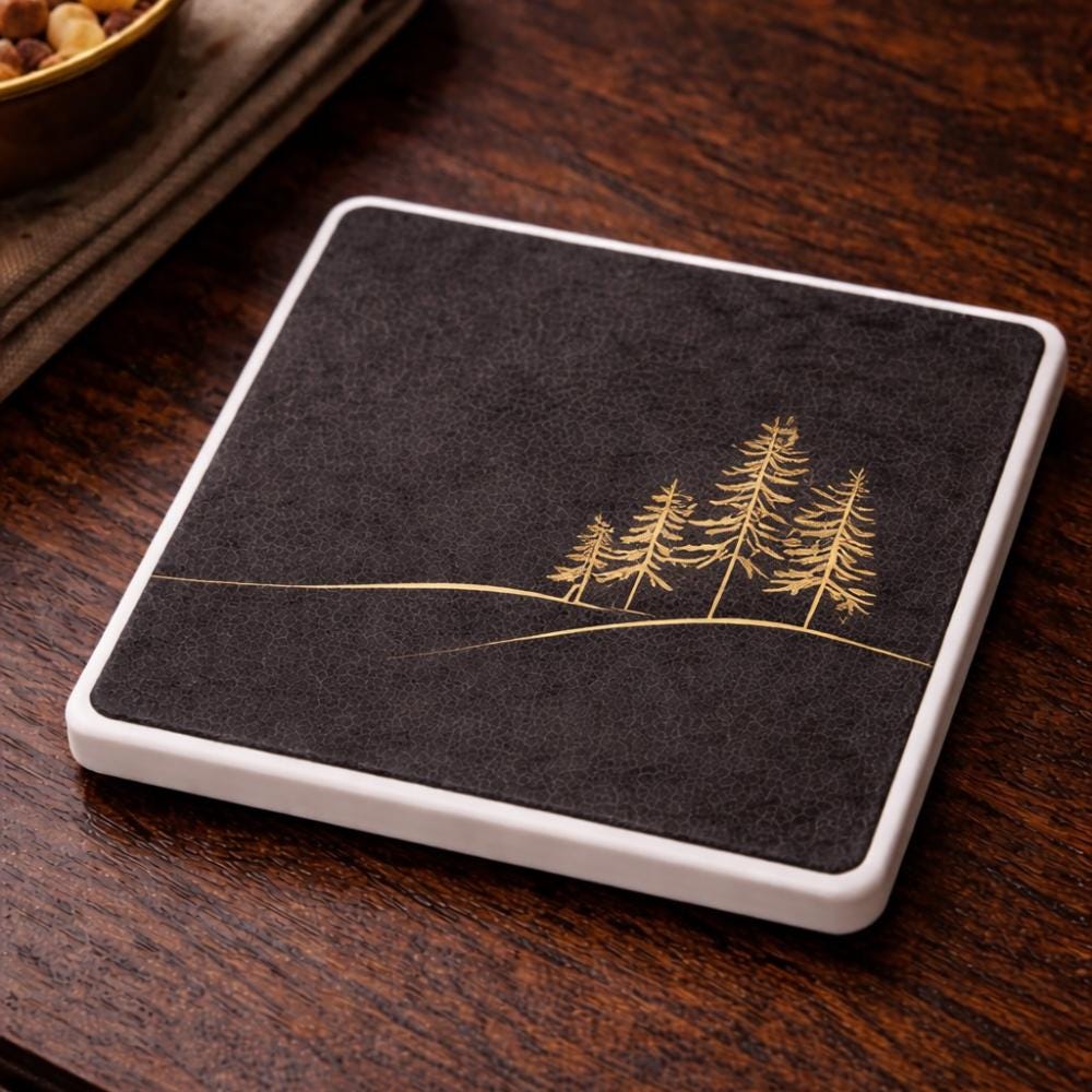 Custom Coasters Set of 4, Corporate Gifts for Clients, Client Appreciation Gift