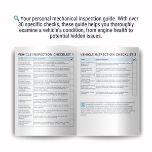 Vehicle Purchase Step By Step Printable Guide, New Car Buying Planner Inserts, Used Car Inspection Checklist PDF, Financing, Ownership Costs image 5