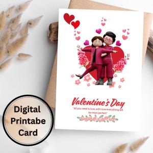 Carte romantique, Saint-Valentin, coeurs rouges, coeurs, impressions de cartes, rouge, Saint-Valentin, carte d'amour, souhait de la Saint-Valentin, amour de couple, cartes d'amour heureux.