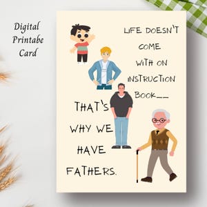 Carte de fête des pères pour le plus grand des papas, carte à téléchargement instantané pour papa, meilleure carte mémoire pour papa, carte d'anniversaire de papa, carte de papa de dernière minute le grand jour
