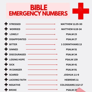 Bible Emergency Numbers Printable - Il 300x300.6434120882 Av5i 