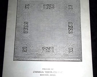 Original Vintage 1927 Carmela Testa  Embroidery Italian Punto Darning etc stitches Booklet 30 pages Variety no 5