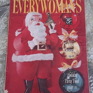 Vintage Magazines Rare Everywomens dated 1953 Christmas Issue
