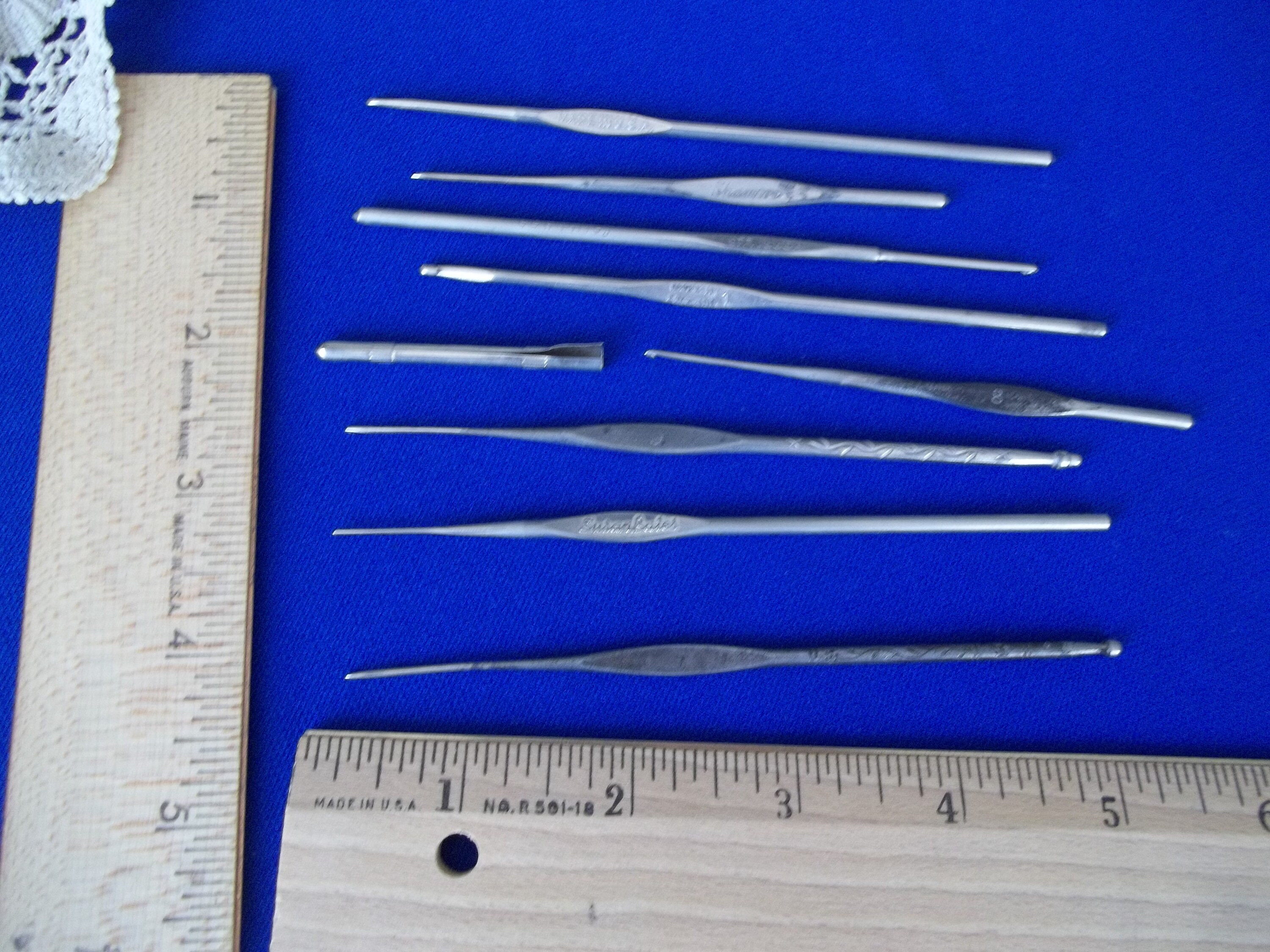 Antique Lot of 8 Crochet Hooks for Lace Making Killarney Etsy