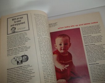Original Vintage Redbook November 1964 JFK cover  Magazine 60's era Stories Ads from the Beatles Era Early 1960's