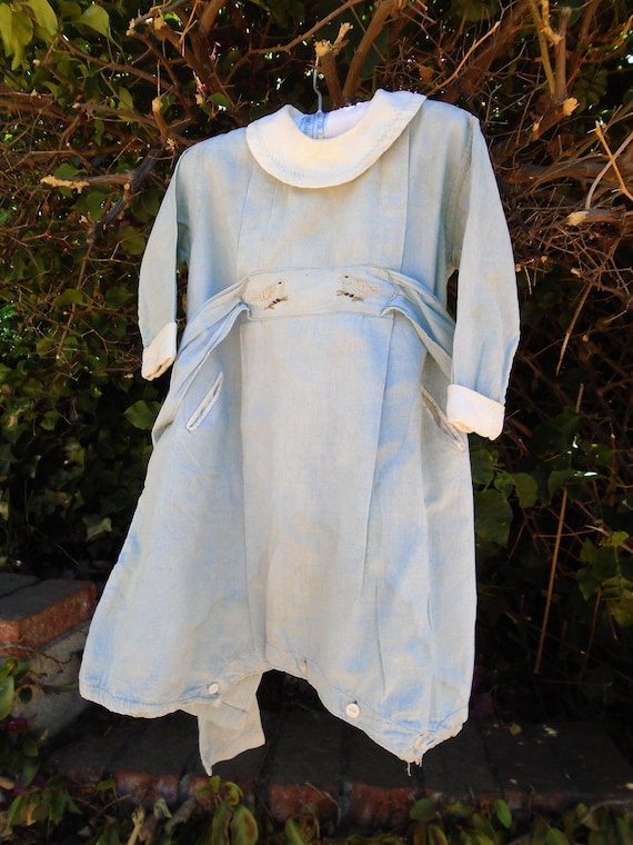Original Antique 1800's Toddler Baby one piece Cot