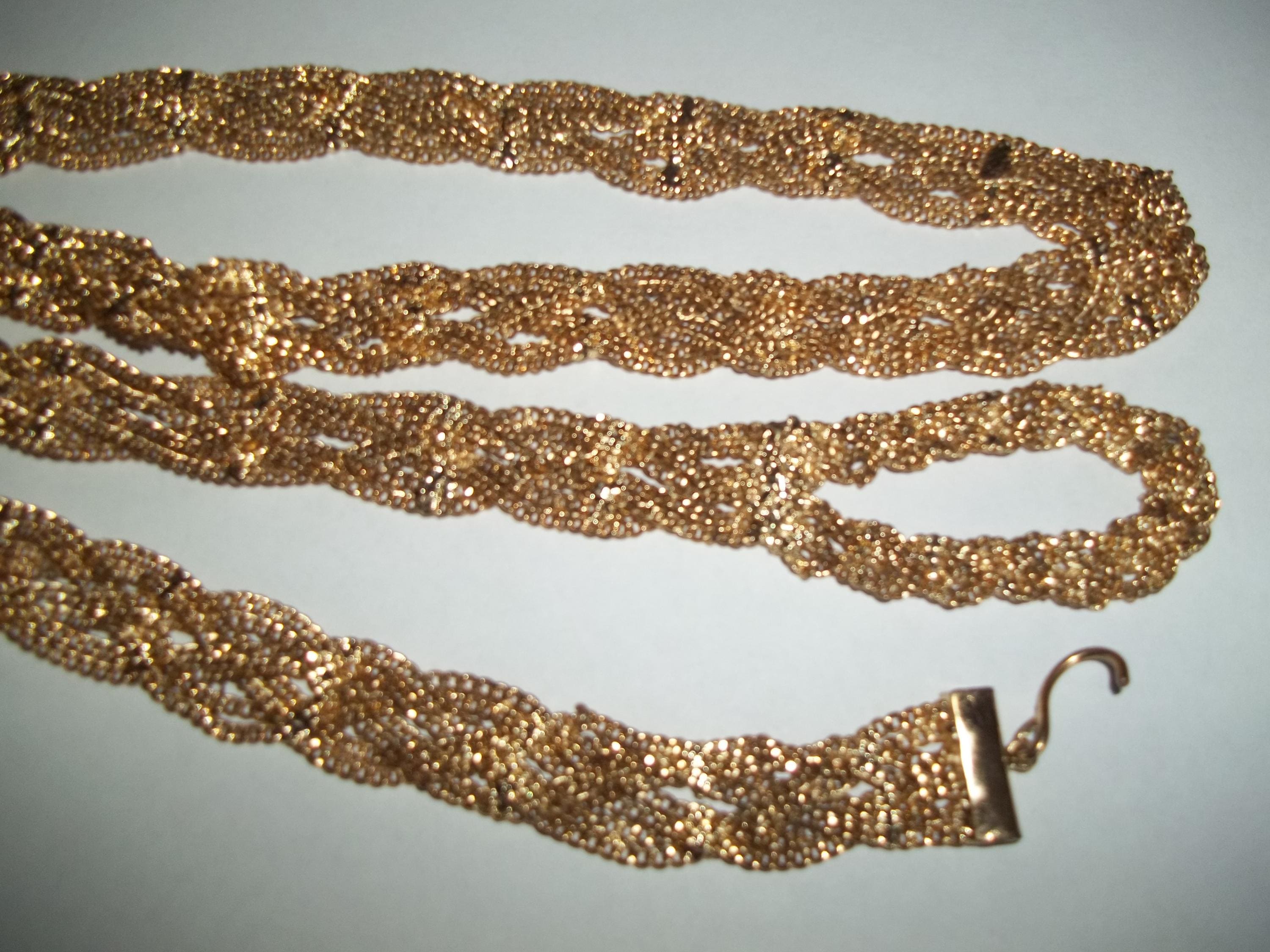 Chunky Gold Belt Vintage - Etsy