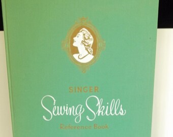 Original Vintage Singer 1950's Reference Sewing Book Hardbound 52 pages dated 1954