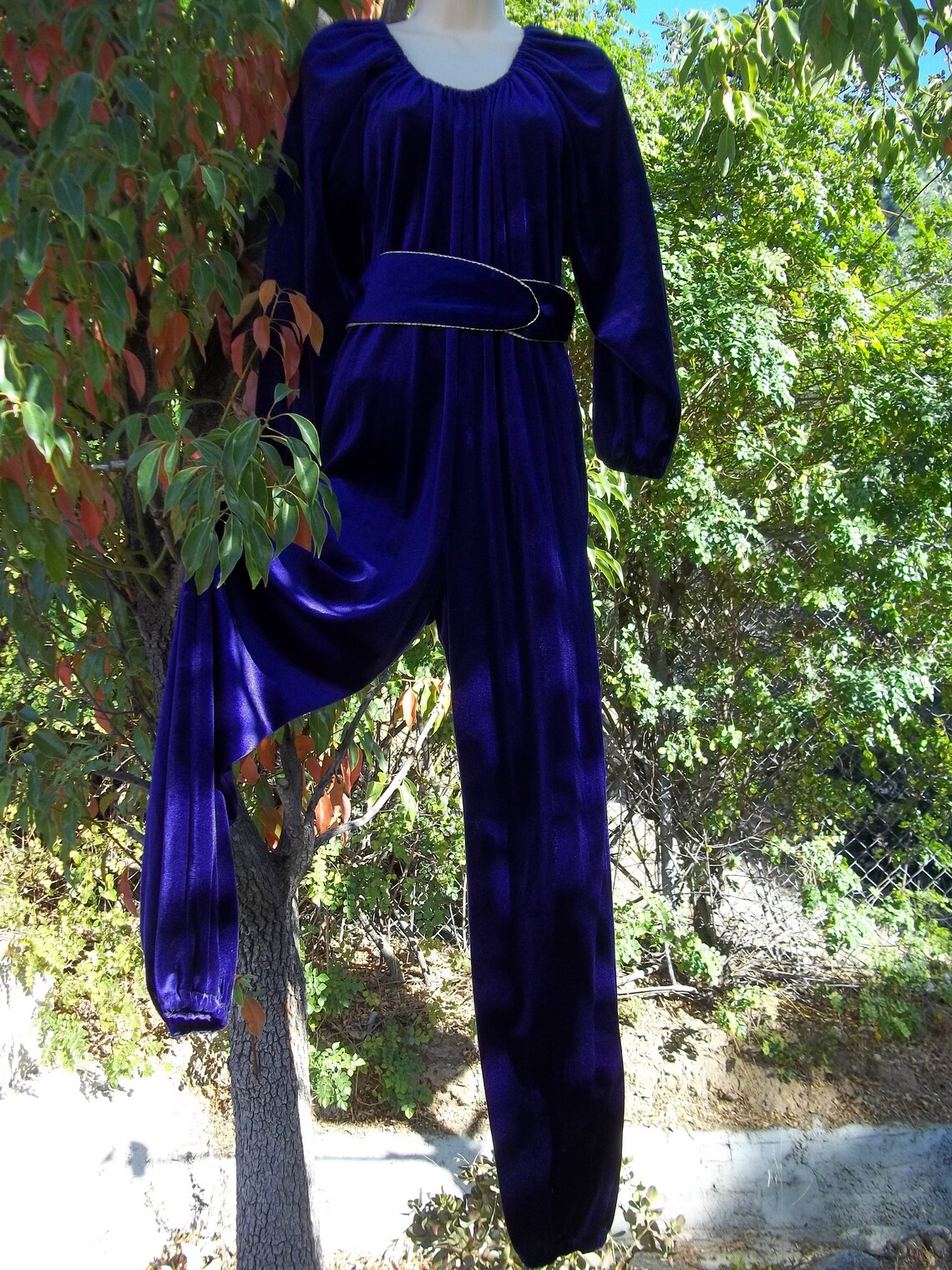 Powder Blue velour Onsie Romper main image 1