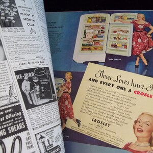 Original Vintage American Home December 1951 Decor Ads 1950's era Decor and style Magazine image 7