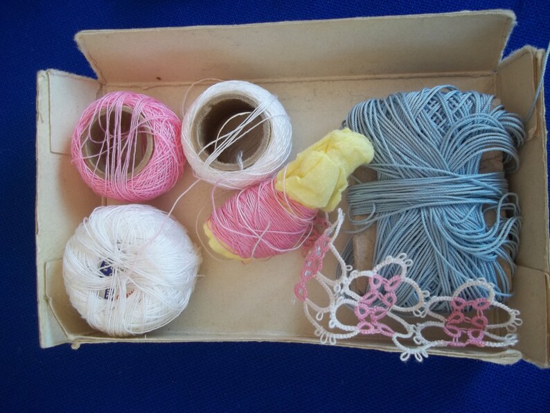 Tatting Vintage and Antique Trims Sampler Lot Group Lace Etsy