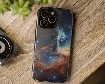Starry Galaxy iPhone Case: Space Design, Impact Resistant