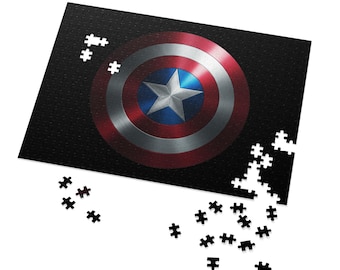 Puzzle - Captain America Schild