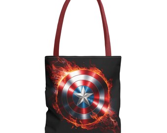 キャプテン・アメリカ 盾デザイン バッグ キャプテン・アメリカ シールド トートバッグ：スーパーヒーロー