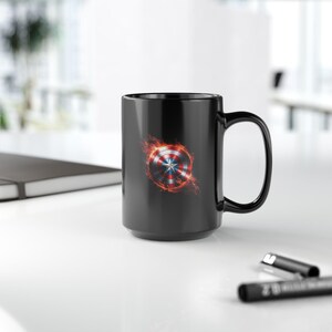 Kaffeetasse mit Kaffeetasse: Rot, Weiß, Blau, Sterne Design Bild 9