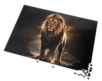 Baroque Gold Jigsaw Puzzle: Elegant Gothic Brain Game - Etsy