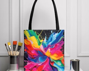 Vibrant Splash Tote Bag