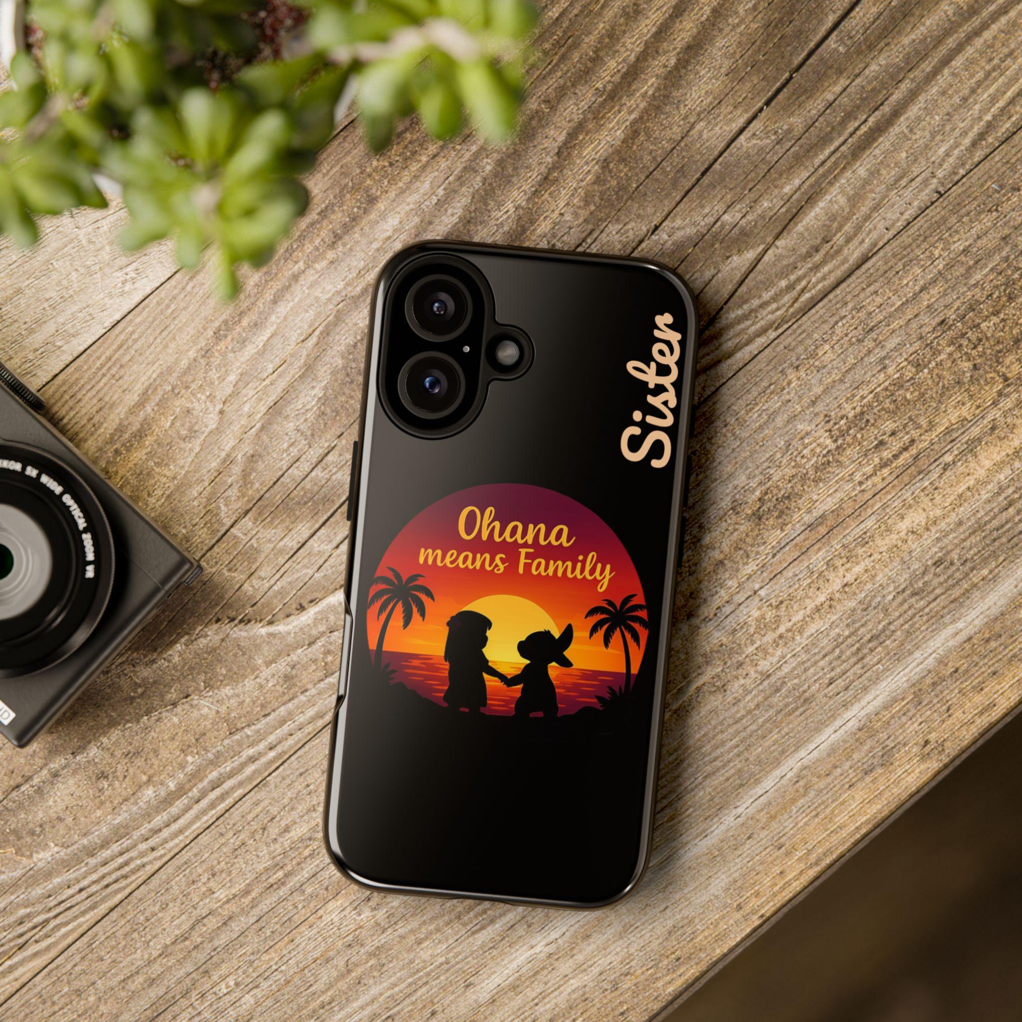 iPhone - オハナ様 カスタムオハナiPhoneケース：パーソナライズされた家族の名前のギフト