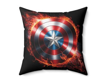 Flames Shield Pillow