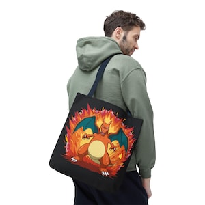 Fiery One Tote Bag - Fun and Vibrant Accessory, Shopping Bag, Reusable Grocery Tote, Canvas Tote, Gift for Her, Eco-Friendly Tote