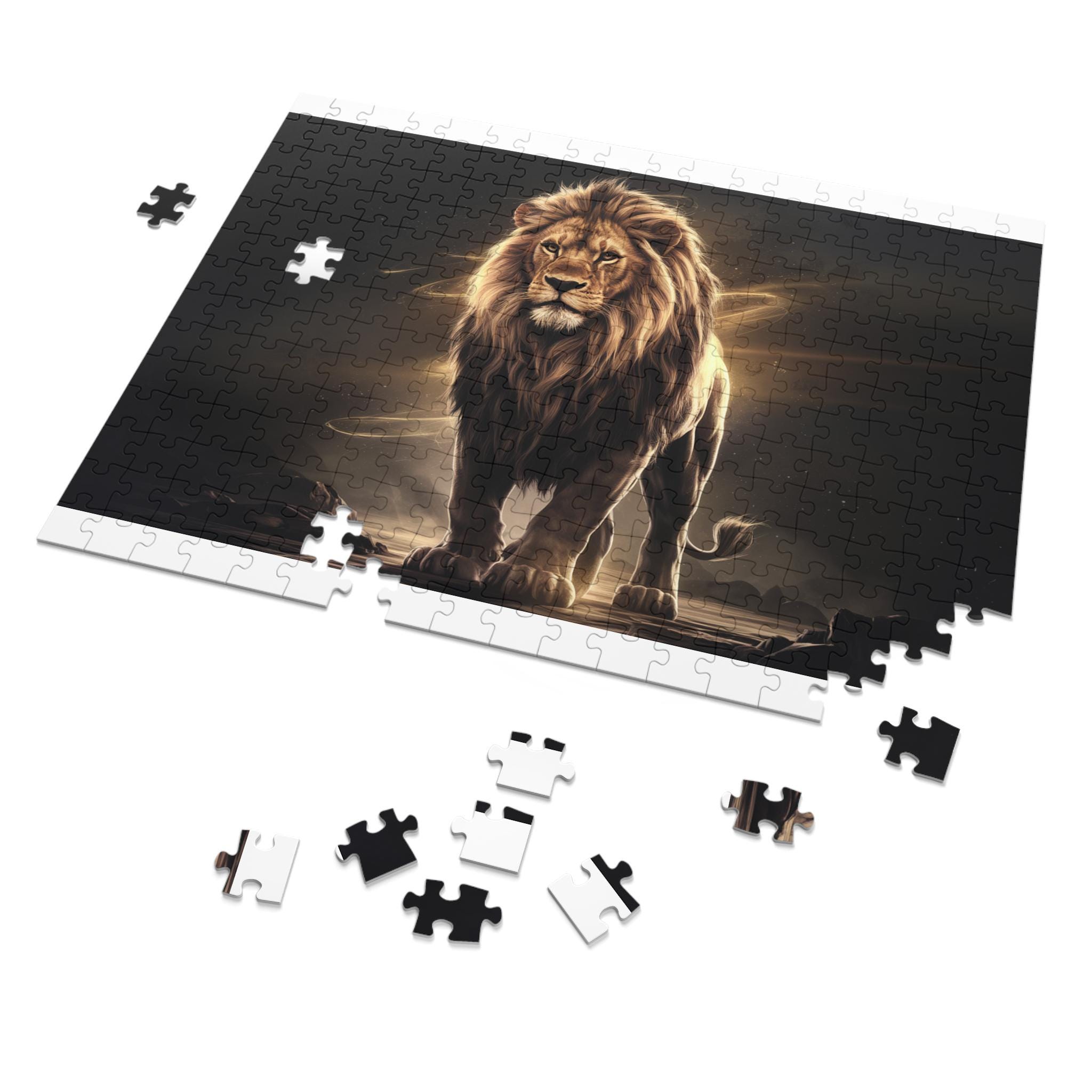 Majestic Lion Puzzle - Etsy