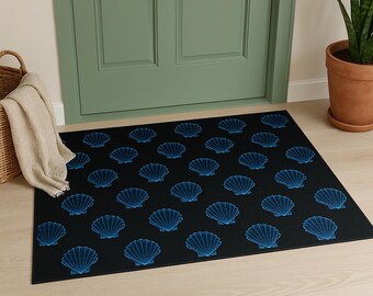 Shell Pattern Floor Mat: Heavy Duty Welcome Rug