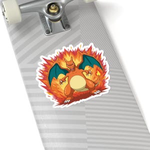 Fiery One Kiss-Cut Stickers, Adhesive Decals, Fun Sticker Pack, Luggage Label, Laptop Decal
