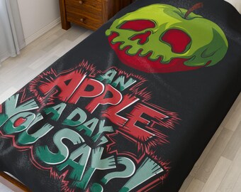 Plush Blanket - Poison Apple Design for Cozy Nights