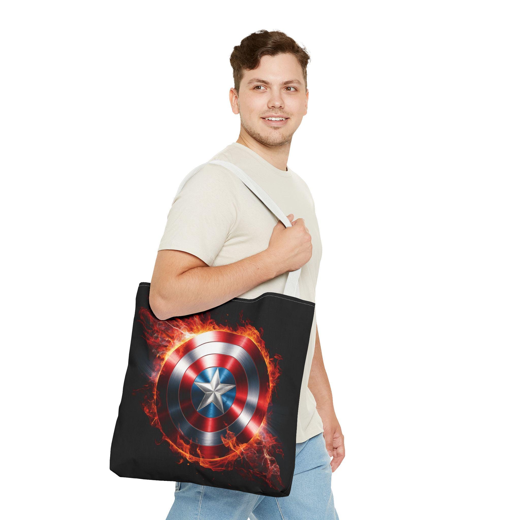 キャプテン・アメリカ シールド トートバッグ：スーパーヒーロー