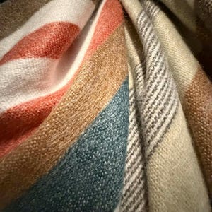 Alpaca Wool Blanket Queen Size | Handmade Wool Throw | Natural Alpaca Blanket