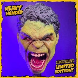 Hand-Painted Gamma Goliath Magnet: Limited Edition Comic Book Fan Art