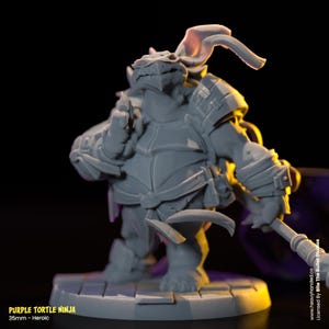 Donatello Tortle TMNT D&D Tabletop RPG 32mm Miniature