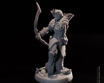 Aloy Nora Huntress Horizon RPG 32 mm miniatuur
