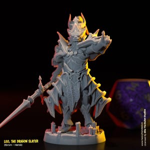 Ornstein Dragon Slayer Dark Souls RPG 35mm Miniature