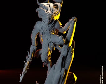 Maliketh Black Blade Elden Ring RPG 32mm Miniature