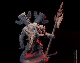 Tauren Chieftain Bloodhoof World of Warcraft RPG 32 mm miniatuur